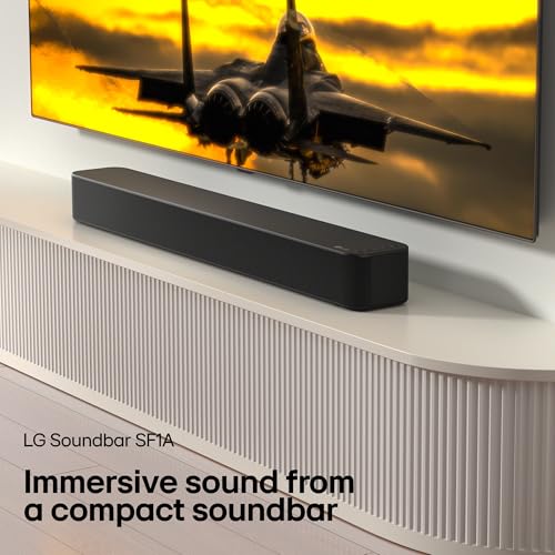 Image of LG SF1A 30 Watts 2.0 Channel Mood Lighting, Compact Size Soundbar with Bluetooth Wireless Connectivity (Black)