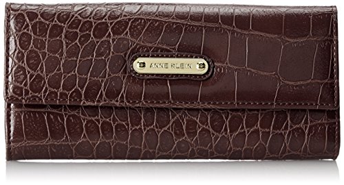 Anne Klein Alligator Alley S Continental SM Checkbook Case