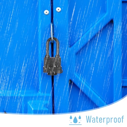 Image of 6 Set Outdoor Padlock Weatherproof, Waterproof Covered Heavy Duty Laminated Steel Lock for Gates, Fences, Storage, Weatherproof Anti-Rust Security Locks with Hardened Steel Shackle and 2 Keys - Black