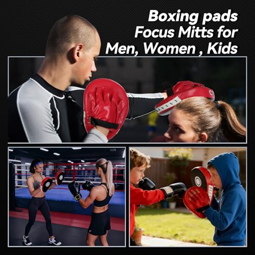 Image of 3-in-1 Boxing Training Set, Punching Mitts, Kick Pad and Target Paddle | Martial Arts Target Training Paddle for Taekwondo Karate MMA, Boxing Equipment Sparring for Kids, Teens & Women