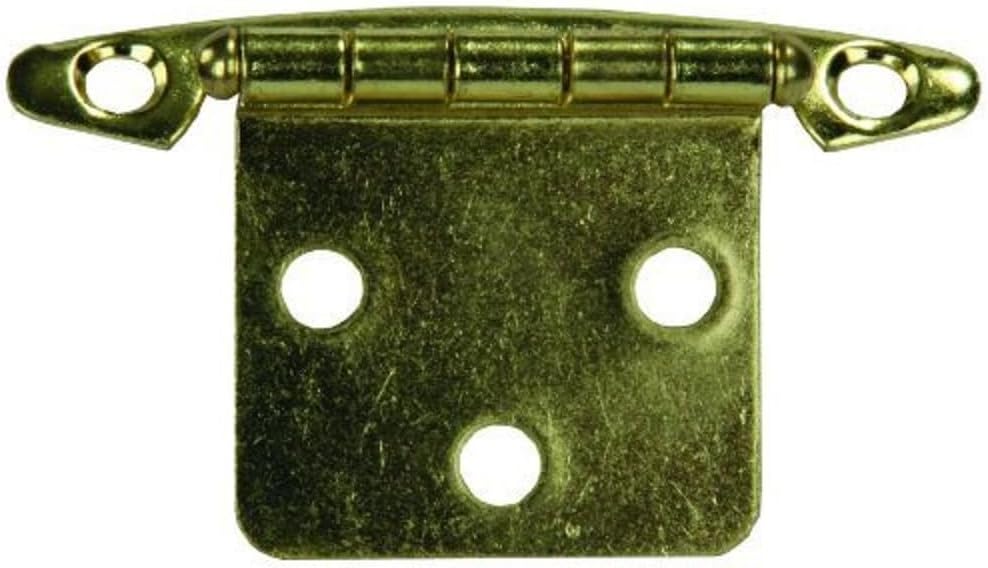 JR Products 70655 Free Swing Flush Mount Hinge - Chrome 1-3/4 x 2-3/4, Satin Nickel