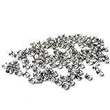 HAWORTHS 200pcs 5MM Antique Silver Round Dome Metal Studs Spots Nailheads Fastners…