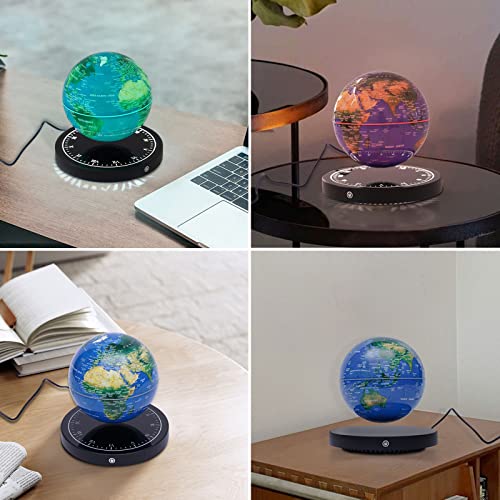 6" World Geographic Globes Floating Globe Lamp Anti Gravity 360 Rotating World Map With Led Light Magnetic Levitating Globe Home Office Desk Decor Creative Birthday Gifts #TOP3