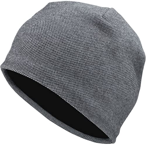 FRSOHEWIN Bonnet Coton Mixte Elastique Antistatique Convient pour Course Balade Homme Femme Unisexe Gris Cover