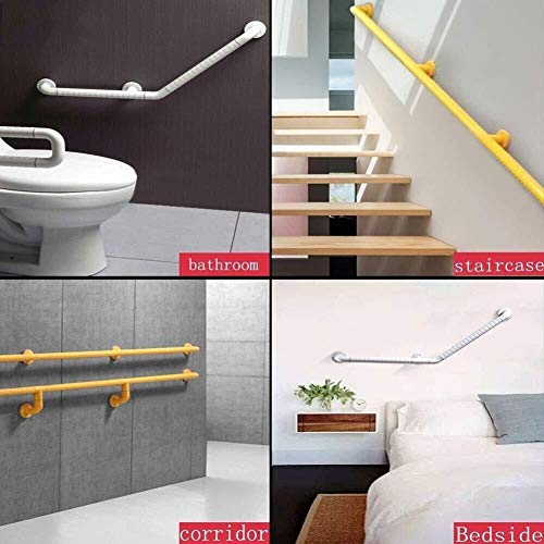 Rampe de support incurvée en acier inoxydable pour douche et baignoire