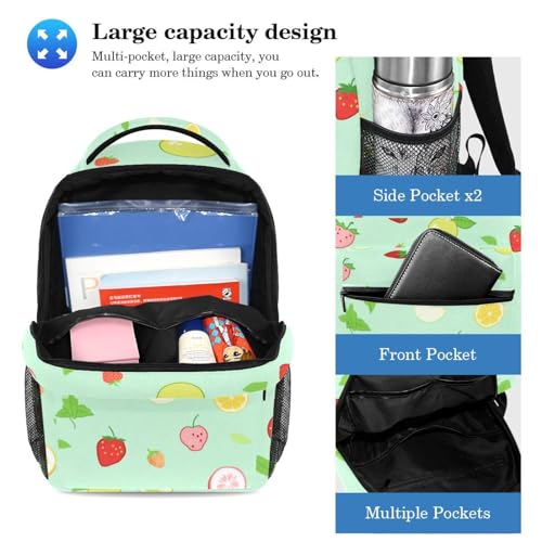 Sac à dos ergonomique et robuste multicolore avec trousse intégrée