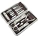 LUXEHOME Stainless Steel Personal Manicure & Pedicure Set, Travel & Grooming Kit 12 Piece in 1