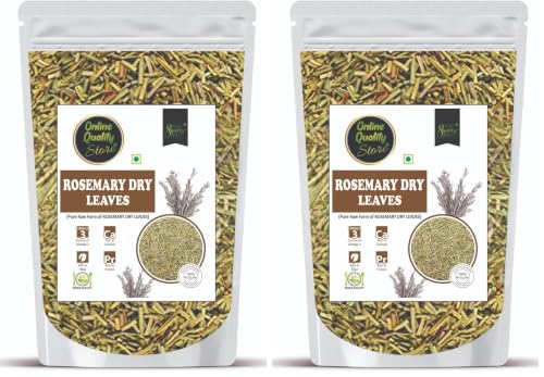 Image of Online Quality Store Rosemary Dry Leaves - 100g | Dried Leaf for Foods & Hair | Herb Tea | Natural Product (Pack of 2)