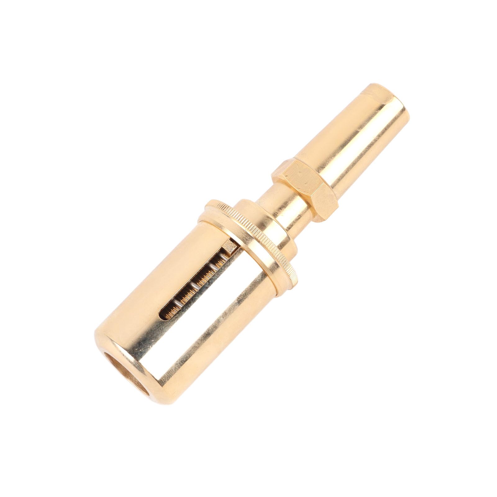 Entrenador de Fuerza Bucal, Válvula Reductora de Presión de Trombón Diseño Ergonómico Material de Latón para Instrumentos de Viento de Madera (GOLD)