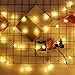 Aluan 50 LED Star String Lights 21FT+3.2FT Christmas Lights, USB & Battery Operated Waterproof Twinkle Fairy Lights with 8 Modes for Indoor Outdoor Home Garden Party Wedding Christmas Tree(Warm White)