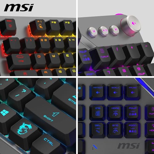 Teclado mecánico MSI Strike 600 con switches táctiles Kailh Midnight 8