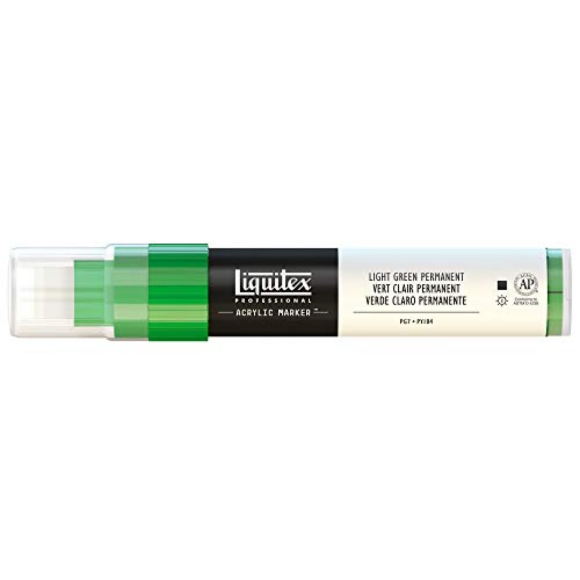 Liquitex Professional Paint Marker with 8-15 mm Wide Nib - Light Green Permanent