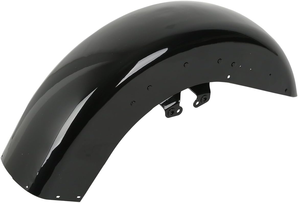 XMT-MOTO Black Front Fender Fit for Harley Road King/Classic/Special/Police 2014-2023