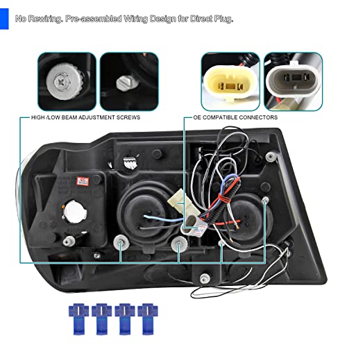 SPEC-D Dual Halo Projector Headlights for 1999-2004 Jeep Grand Cherokee - Image 5