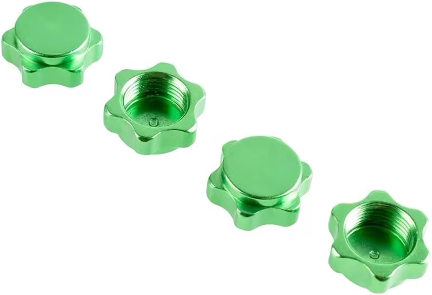 RCアクセサリー For HSP For Axial For HPI For Traxxas 1/8 4個 ホイールハブ アンチカバ