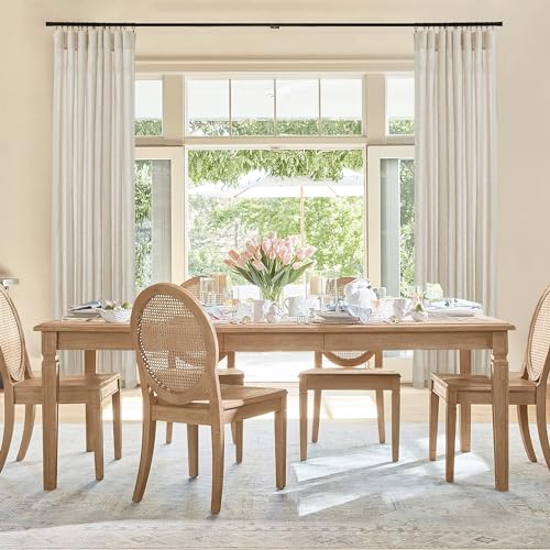 Ryb Home RYBUSCRP38SD2-5290C34 Linen Semi Sheer Curtains Flax Linen Blend Breathable Airy Window Drapes Soften Sunlight For Nursery, Hallway, Study, Home Office, Mansion, School, Hotel, W 52 X L 90 Inch, 2 Panels thumb #5