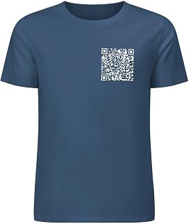 Zabawna koszulka z kodem QR, Fuck You QR Code, uniseks, zabawna bawełniana koszulka dla kobiet i mężczyzn, prezent
