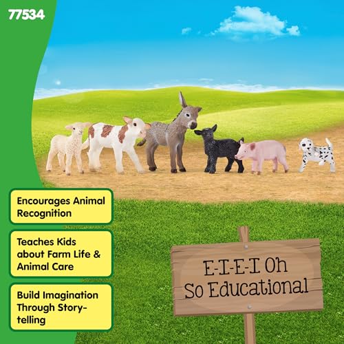 Schleich Farm World - 6Pc Baby Farm Animal Playset - Kids 3+ | 77534 - image 5