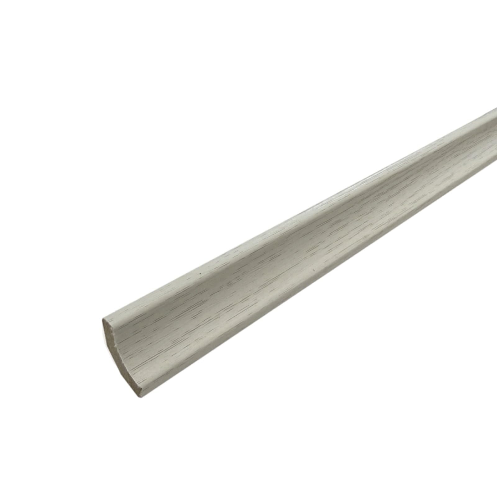 Scotia Beading Flooring MDF Laminate Skirting Cladder 2.4m (10 Lengths) 25 Colours Available (White Oak) — image 1