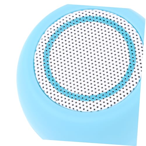 Altavoz mini de plástico azul con diseño mate y conexión de 3,5mm 4