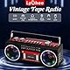 Tragbare Kassettenspieler Boombox AM/FM/SW Radio Stereo, CasetteTape Player Recorder, MP3 Bluetooth USB RGB Lichter TF Karte (Rot)