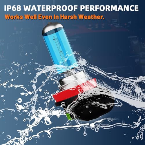 Image of Fog Light Bulbs Compatible With Chevy Cruze 2011-2019, H11 Fog Lights Halogen Light Bulb, Super Bright 6000K White, Plug and Play, Pack of 2