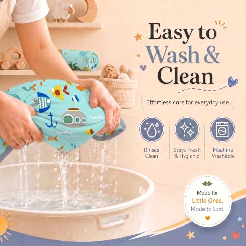 Image of StarAndDaisy Baby Cotton Dohar for Kids, Soft & Breathable Lightweight Printed Blanket, Reversible Baby Blanket for All Seasons ((44 x 54 Inches).