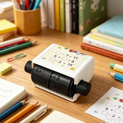 Sello de matemáticas de educación temprana para primaria y niños 3