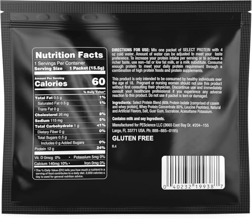 Image of PEScience Select Protein Powder Sample Packs, 8 Flavors, Half-Servings