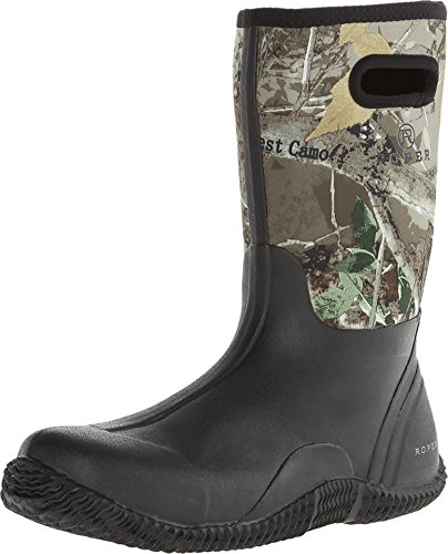 Image of ROPER Mens Barnyard Round Toe Pull On Rain Casual Boots Mid Calf
