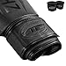 Boxing Gloves Kickboxing Muay Thai Punching Bag MMA Pro Grade Sparring Training Fight Gloves for Men & Women (Black, 16oz)
