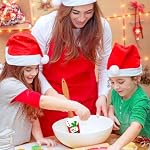 BOYAN 4PCS Christmas Silicone Spatula with Wooden Handle for Baking - Image 2