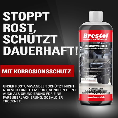 Rostumwandler Brestol 1000 ml – Rostkonverter und Grundierung