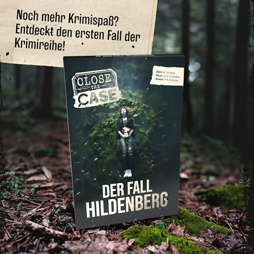 Stadtkrimis Exit Escape Stadtführung Close The Case: Wo ist David M.? – Spannendes Detektivspiel für Erwachsene mit realistischen Beweisen & packender Story – Rätselspiel für 2-6 Spieler, ab 16 Jahren