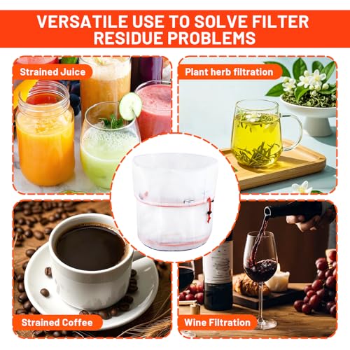 5-Pack Reusable Mesh Filter Bags