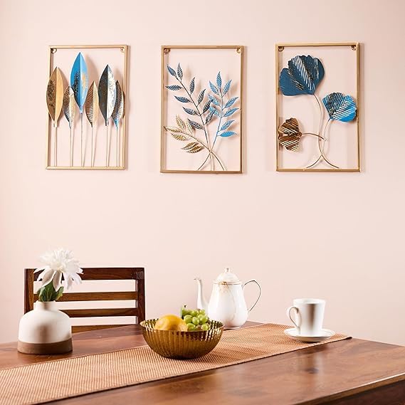 The Emrican Export - Wall Art Decorative Wall Hanging Frame for Living Room, Bedroom, Office, Hotel Modern Metal Home Decor (Style 6)-image-36