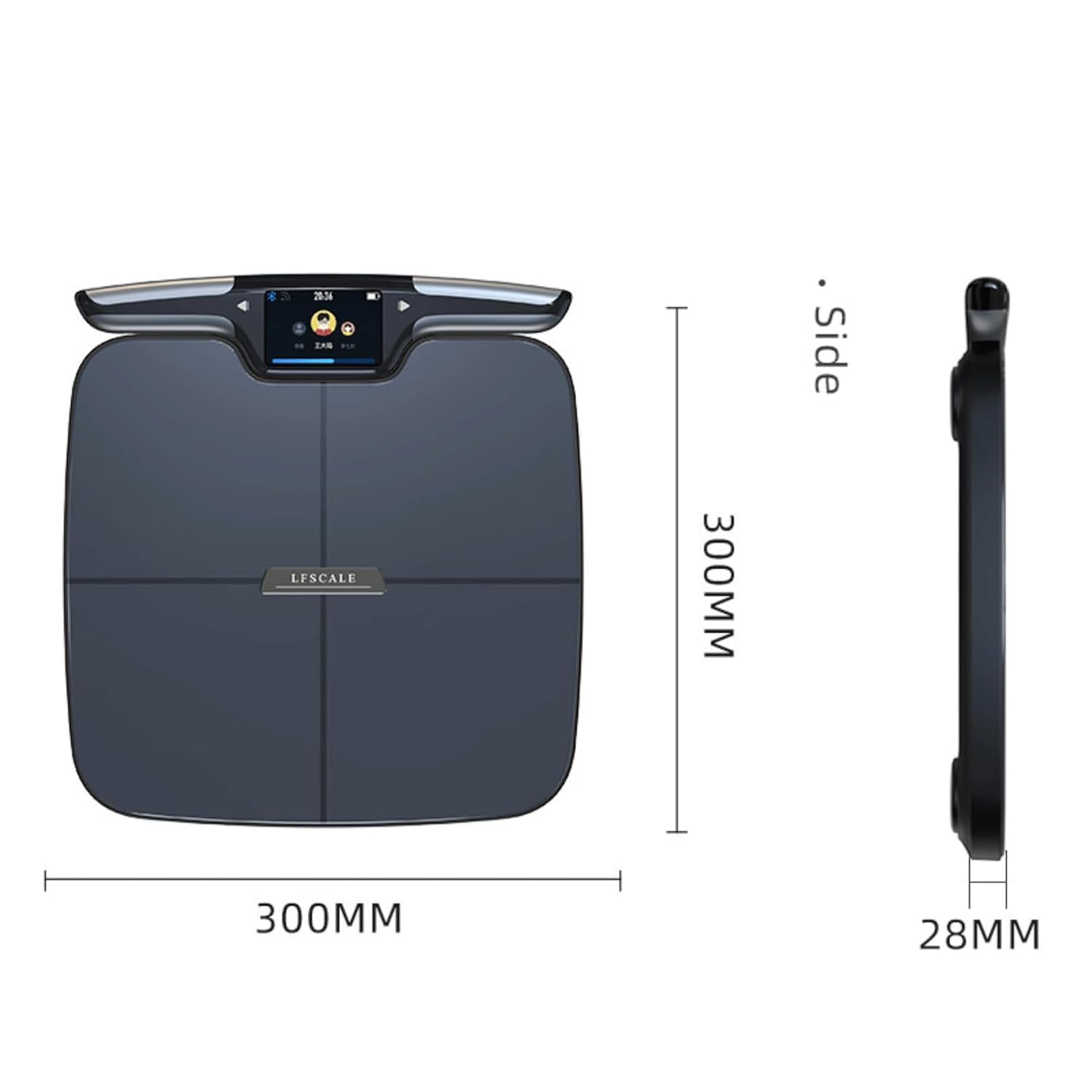Bilancia Pesapersone Digitale Smart Professionale - Impedenziometrica, Scansione Corporea 56 Parametri con 8 Elettrodi, Precisione 0,05kg, App iOS/Android, Connessione Bluetooth e WiFi