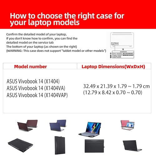 Funda para portátil ASUS Vivobook 14 pulgadas negra miniatura 6