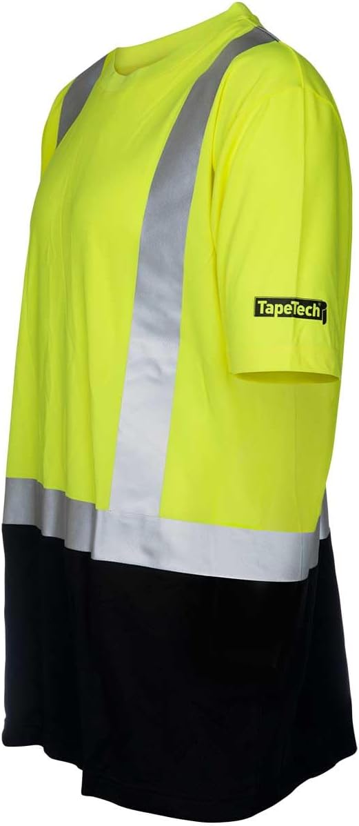 TapeTech Hi-Vis Safety Shirt - XXLarge Yellow - Image 2
