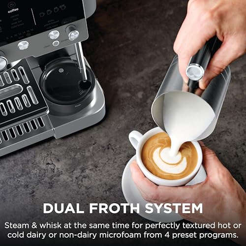 Image of Ninja Luxe Cafe Premier Espresso & Rapid Cold Brew, Gunmetal, ES601GM