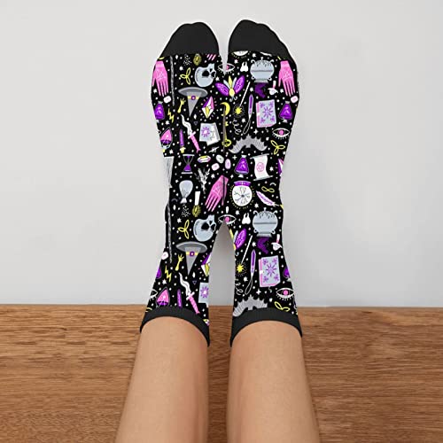 Yilad GWOMENSOCKS-490605210 Magic Witch Socks Novelty Crew Socks Funny Crazy Dress Socks thumb #2