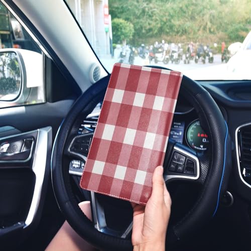 Organizador de documentos para auto cuero miniatura 7