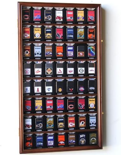 sfDisplay.com,LLC. 56 Zippo Lighter Display Case Cabinet Holder Rack for displaying in Retail Box
