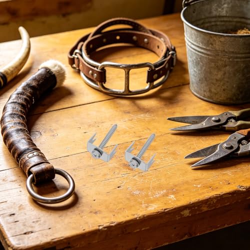 Clavos para malla de alambre para evitar vallas sueltas mediante fijación de 4 puntas 7