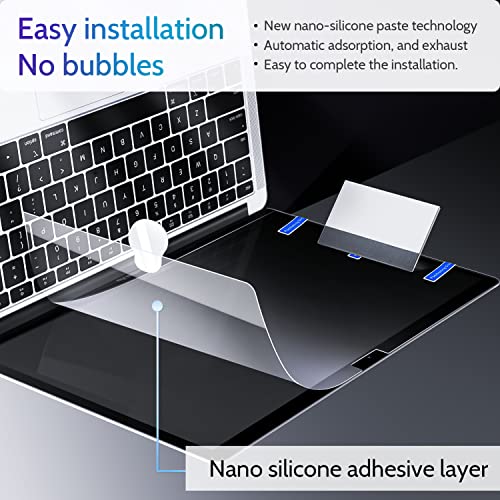 Image of Peslv 3-Pack Anti Blue Light Screen Protector for MacBook Air 15 Inch(2023-2026, M2 M3 M4 M5)-A3448 A3241 A3114 A2941, 15.3 inch Mac Laptop Glare Filter Uv Blocker Shield Cover Eye Protection Film