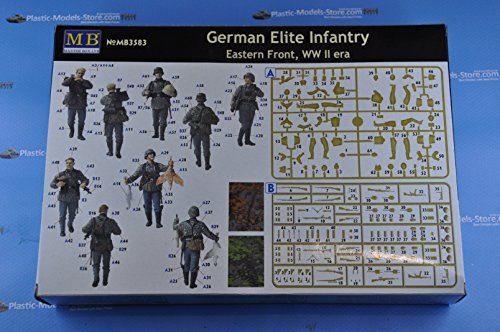 Amazon.com: Master Box German Elite Infantry, Eastern Front 5 FIG