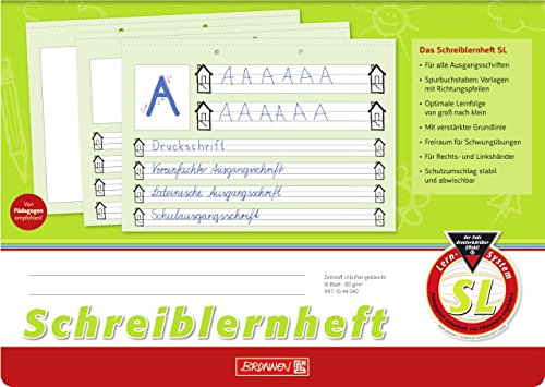 Schreiblernheft/Schreibheft LINEATUR SL (Din A4-16 Blatt/quer)