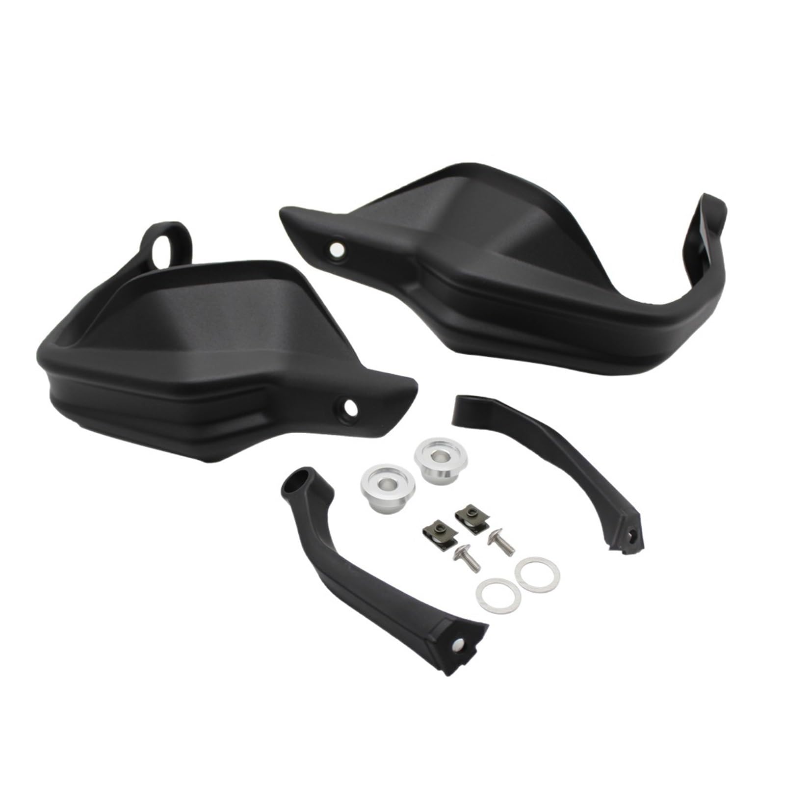 Motorcycle Wind Deflector Fit for BMW R1200GS ADV R1200GS LC F800GS Adventure S1000XR R1250GS Motorcycle Handguard Hand Shield Windshield Motorcycle Windscreen (Color : Black Handguard)