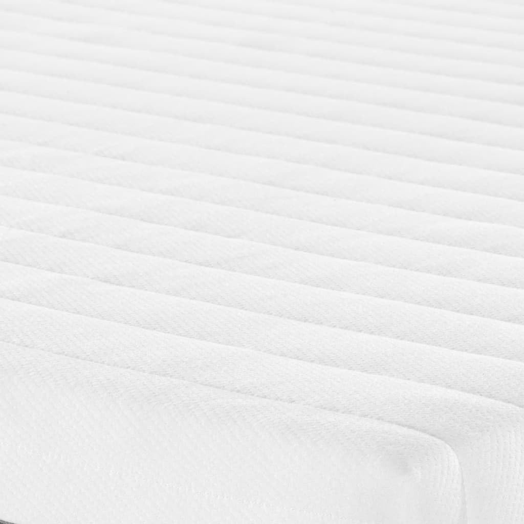 Colchón de espuma de dureza media, 140 x 200 cm | Doble cara, funda extraíble con cremallera, lavable a máquina a 40 grados