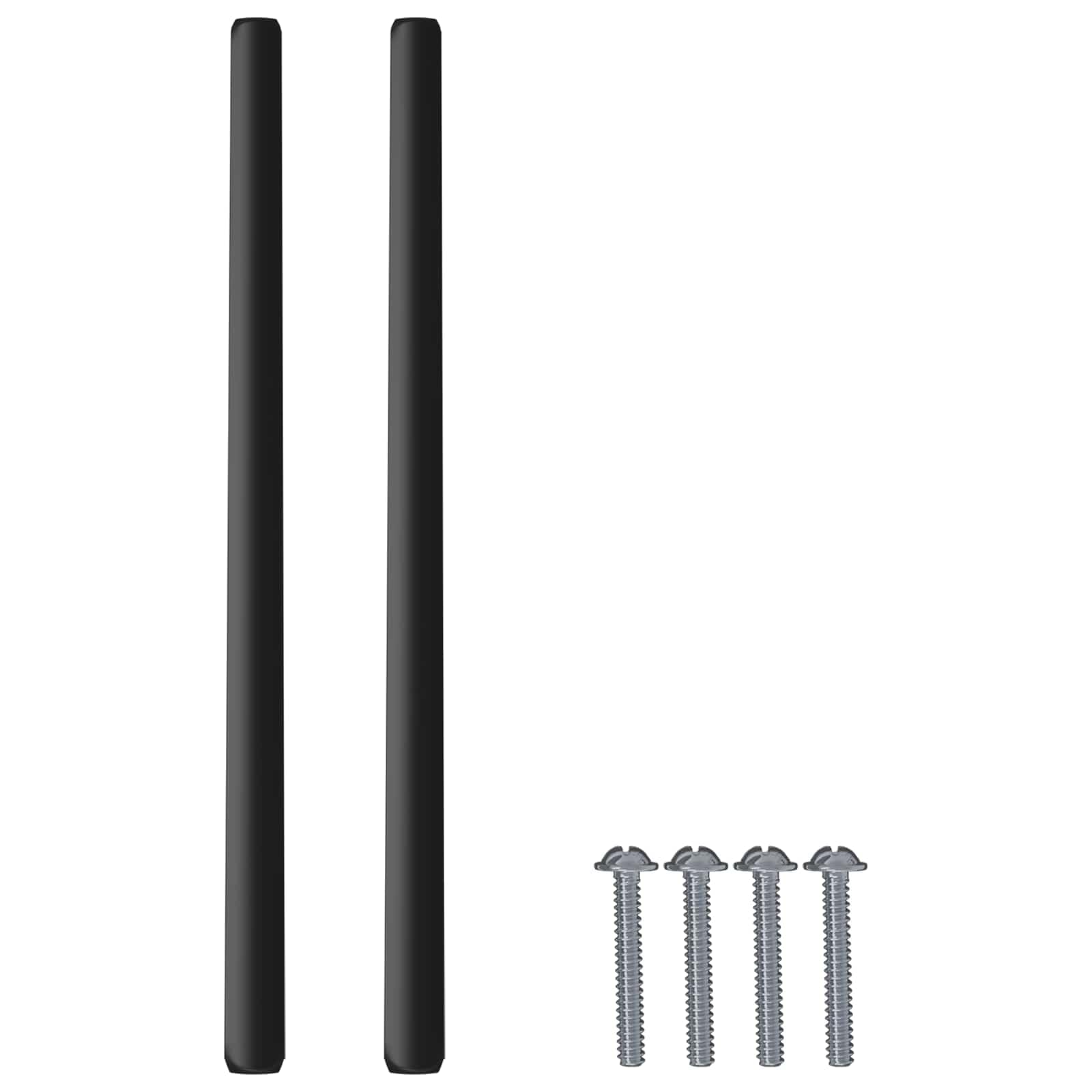Uchwyt 973 szt., czarne aluminium, 106 x 7,4 x 15,5 mm, uchwyt meblowy do szafy, drzwi, szuflady, komody, łazienki, kuchni, sypialni, salonu, trwały, uniwersalny